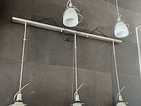 3x hanglampen, staal / zwart, 2020 - afbeelding 5 van  13