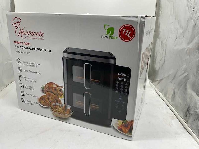3x harmonie, airfryer, 11 liter - afbeelding 7 van  14