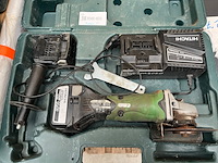 3x hitachi bouwgereedschap in koffers met toebehoren hitachi - afbeelding 2 van  3