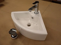 3x hoekfonteinset wiesbaden + grohe, pallas 32.3494, wit - afbeelding 4 van  19