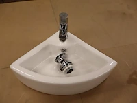 3x hoekfonteinset wiesbaden + grohe, pallas 32.3494, wit - afbeelding 5 van  19