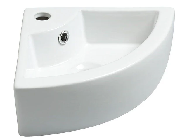 3x hoekfonteinset wiesbaden + grohe, pallas 32.3494, wit - afbeelding 1 van  19