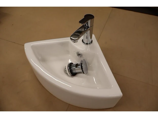 3x hoekfonteinset wiesbaden + grohe, pallas 32.3494, wit - afbeelding 18 van  19