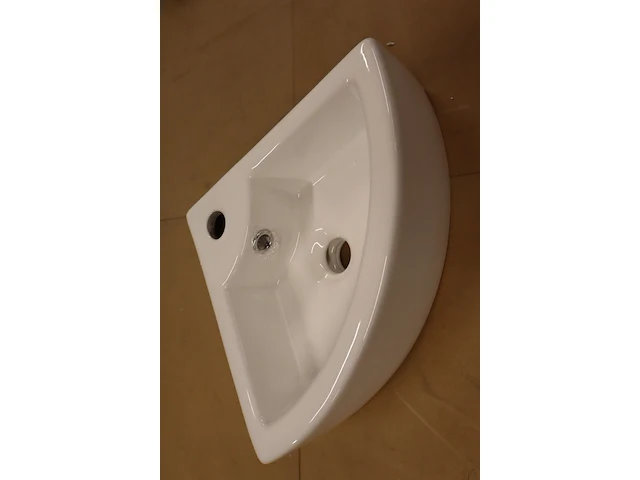 3x hoekfonteinset wiesbaden + grohe, pallas 32.3494, wit - afbeelding 7 van  19