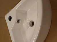 3x hoekfonteinset wiesbaden + grohe, pallas 32.3494, wit - afbeelding 7 van  19
