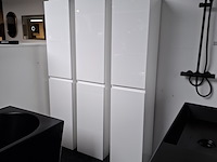 3x hoge kast, sanisupply, hoogglans wit - afbeelding 2 van  4