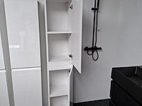 3x hoge kast, sanisupply, hoogglans wit - afbeelding 3 van  4