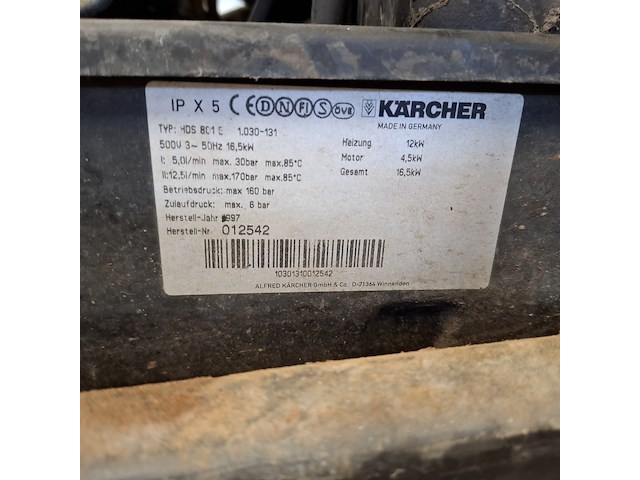 3x hogedrukreiniger karcher, hds 801 e - afbeelding 13 van  20