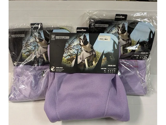 3x honden cooling coat, lila, 75 cm - afbeelding 2 van  2