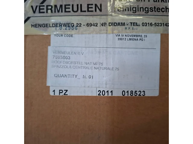 3x hoofdborstel nat mp75 - afbeelding 4 van  4