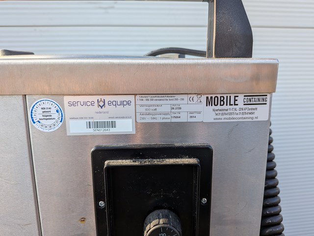 3x horeca bordenwarmers, metos, 2 tn-ms 210 / 1 thn-ms 240, 2006 / 2014 - afbeelding 3 van  12