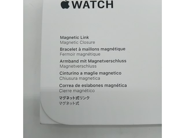 3x horlogeband smartwatch, apple, watch 42mm s/m black magnetic link, 2024 - afbeelding 3 van  5