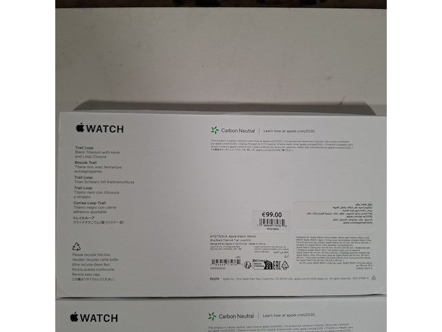 3x horlogeband smartwatch, apple, watch 49mm blue trial loop, 2024 - afbeelding 3 van  7