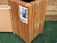 3x houten bloembak, hillhout, carp garrant - afbeelding 3 van  7