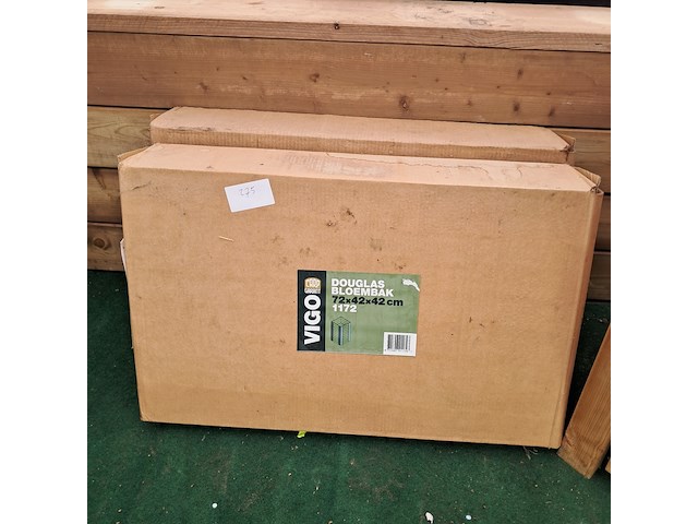 3x houten bloembak, hillhout, carp garrant - afbeelding 6 van  7