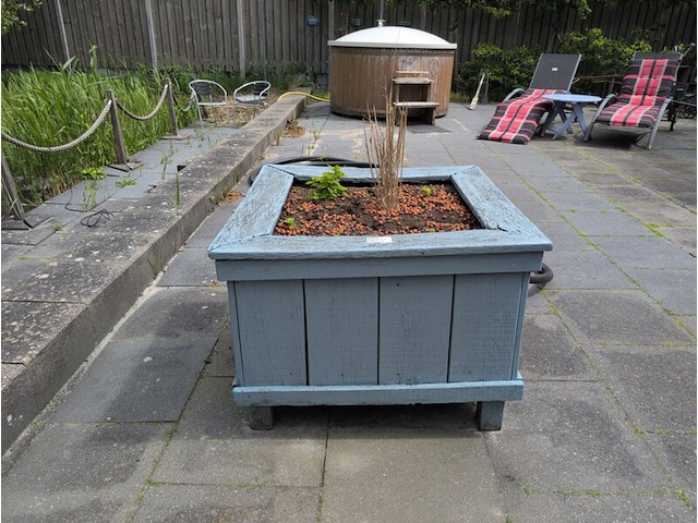 3x houten bloembak - afbeelding 1 van  13