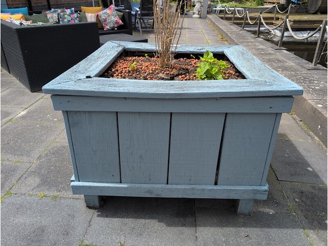 3x houten bloembak - afbeelding 8 van  13