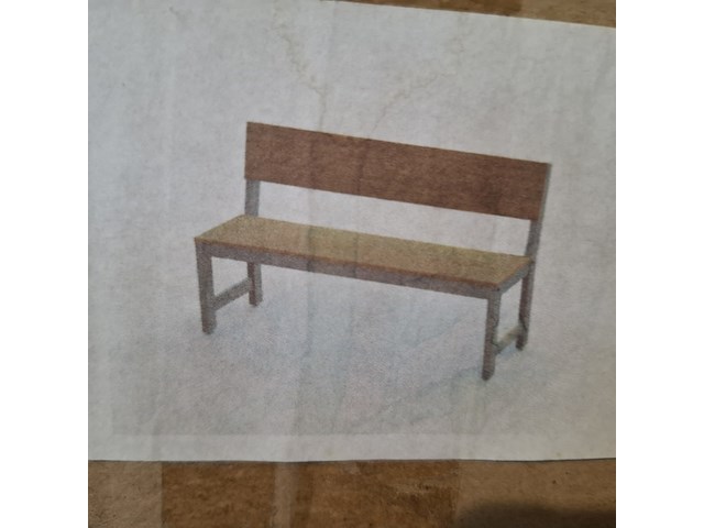 3x houten buiten bankjes, narvik bench - afbeelding 1 van  4