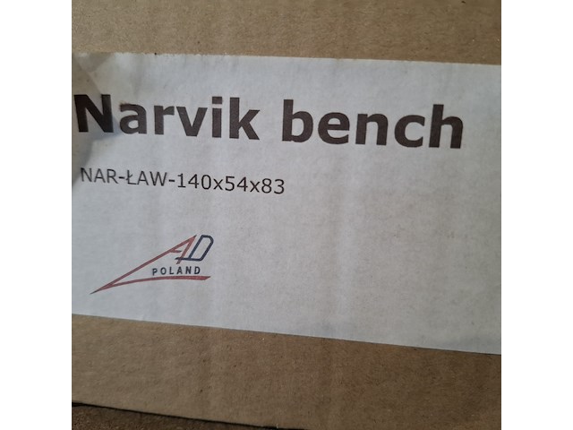 3x houten buiten bankjes, narvik bench - afbeelding 4 van  4