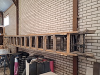 3x houten ladder - afbeelding 1 van  6