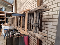 3x houten ladder - afbeelding 5 van  6