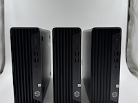 3x hp prodesk 600 g6 sff desktop - i5-10500, 8gb, 256gb ssd, win 11, zwart, 2021 - afbeelding 1 van  6