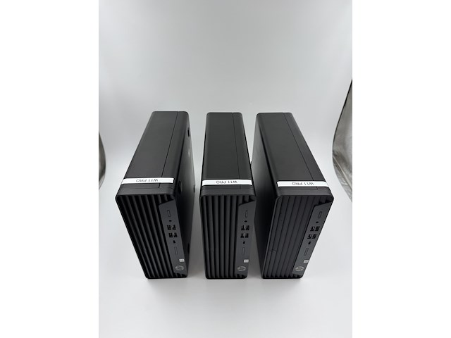 3x hp prodesk 600 g6 sff desktop - i5-10500, 8gb, 256gb ssd, win 11, zwart, 2021 - afbeelding 2 van  6