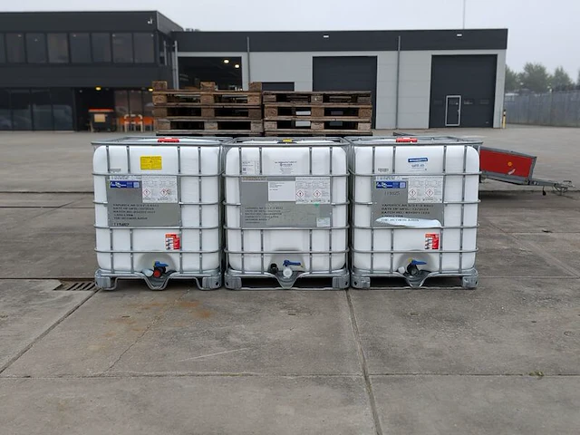3x ibc-container, 1.000 liter, (leeg) - afbeelding 2 van  9
