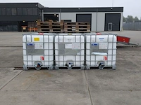 3x ibc-container, 1.000 liter, (leeg) - afbeelding 2 van  9