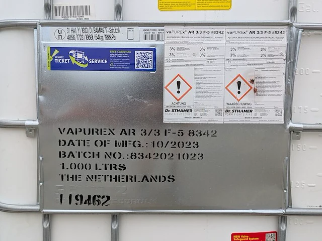 3x ibc-container, 1.000 liter, (leeg) - afbeelding 9 van  9
