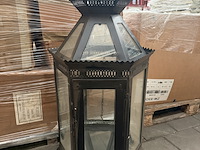 3x ijzeren tuinlantaarn hoogte 100 cm - afbeelding 3 van  5