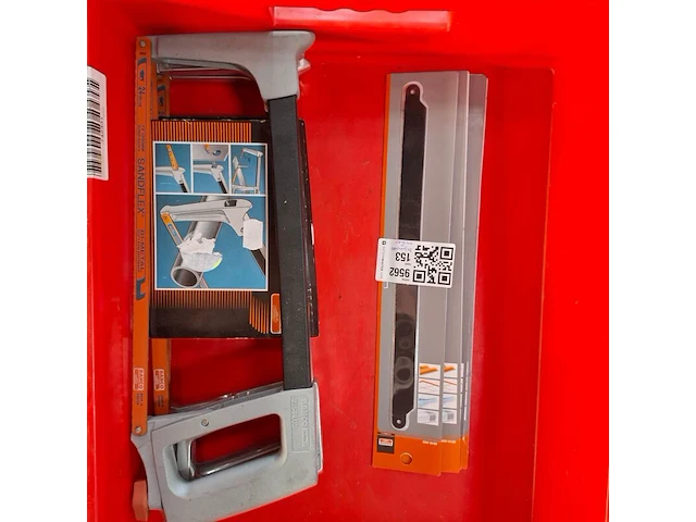 3x ijzerzaag met 4x extra blad bahco, 225s - afbeelding 1 van  4