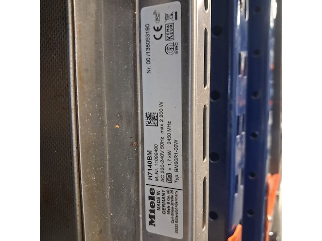 3x inbouw ovens, miele, mw6005, bpsk6001, bm60ri - afbeelding 10 van  19