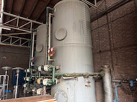3x industriële buffertanks voor stoombehandeling + leidingwerk - afbeelding 6 van  7