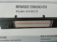 3x infrarood heaters, 1800 watt - afbeelding 3 van  3