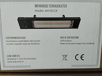 3x infrarood heaters, 1800 watt - afbeelding 1 van  3