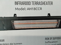 3x infrarood heaters, 1800 watt - afbeelding 3 van  3
