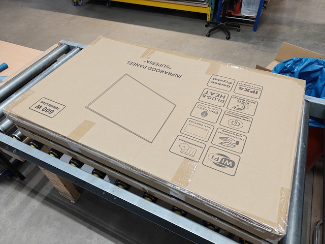 3x infrarood paneel 600 watt, vh, superia, wit, 2025 - afbeelding 7 van  8