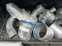 3x inhoud stellingvak w.o. ventilatiekanalen en hulpstukken w.o. zamballi - afbeelding 5 van  6