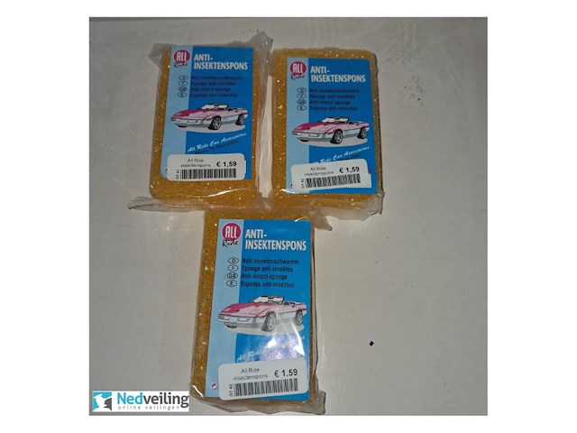 3x insecten spons - afbeelding 3 van  3