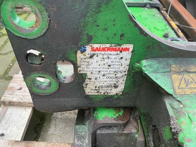 3x john deere 6000-serie pick-up hitch / ondertrekhaken - afbeelding 7 van  7