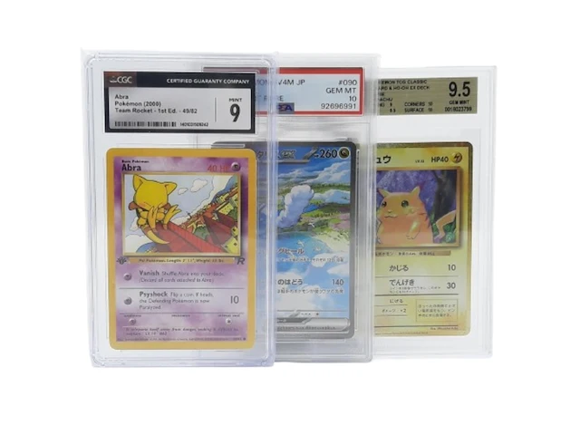 3x kaart, pokémon, o.a. pikachu cll 008/032 - afbeelding 1 van  15