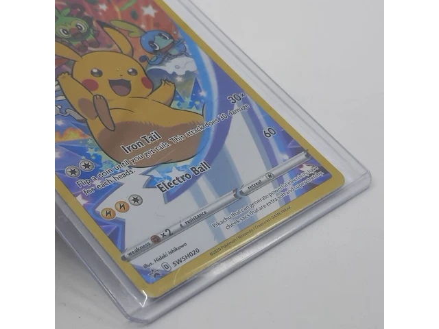 3x kaart, pokémon, o.a. pikachu promo e 208/s-p - afbeelding 8 van  13
