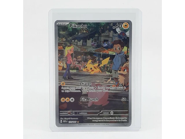 3x kaart, pokémon, o.a. pikachu promo e 208/s-p - afbeelding 10 van  13