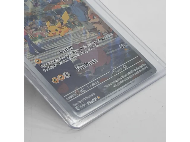 3x kaart, pokémon, o.a. pikachu promo e 208/s-p - afbeelding 12 van  13