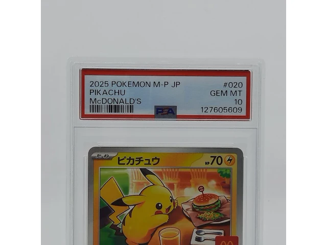 3x kaart, pokémon, pickachu mcdonalds promo 020/m-p, 2025 - afbeelding 15 van  16