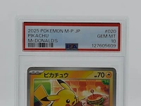 3x kaart, pokémon, pickachu mcdonalds promo 020/m-p, 2025 - afbeelding 15 van  16