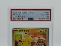 3x kaart, pokémon, pickachu mcdonalds promo 020/m-p, 2025 - afbeelding 3 van  13