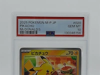 3x kaart, pokémon, pickachu mcdonalds promo 020/m-p, 2025 - afbeelding 7 van  13