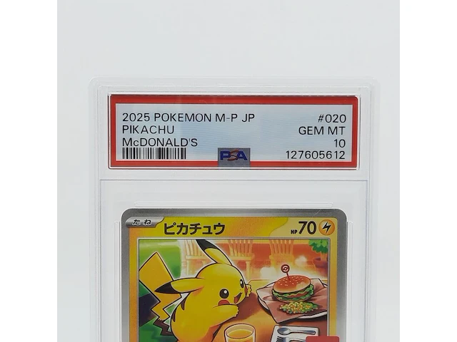 3x kaart, pokémon, pickachu mcdonalds promo 020/m-p, 2025 - afbeelding 11 van  13
